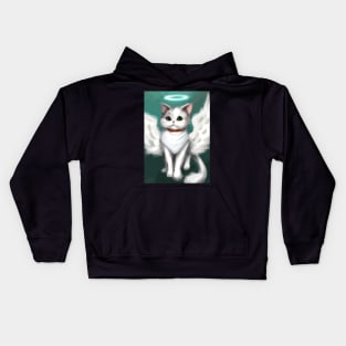 Angel Cat Kids Hoodie